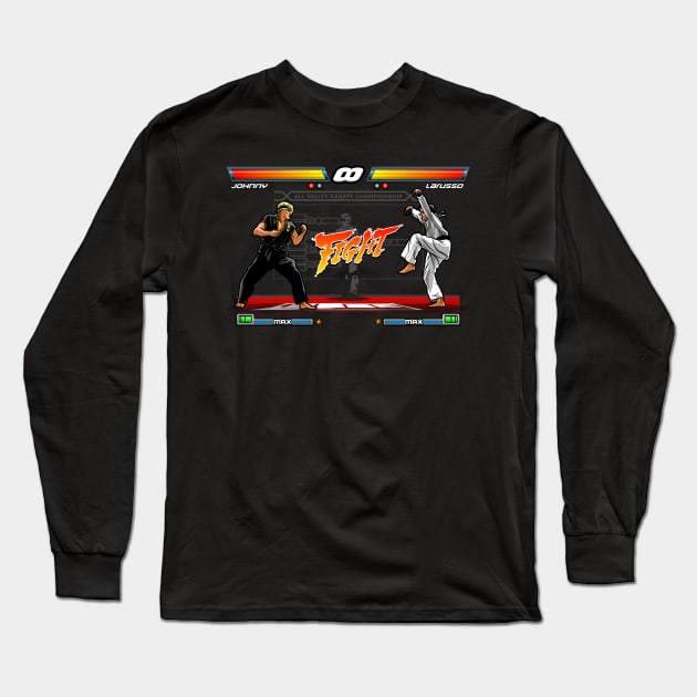 Karate Fighter Long Sleeve T-Shirt by CoDDesigns